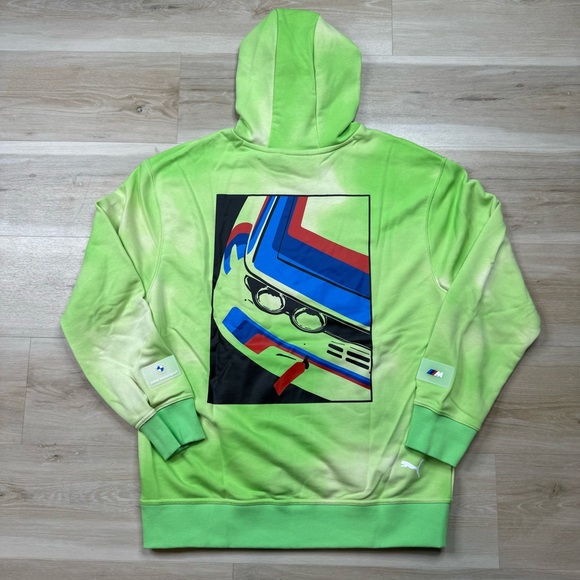 Puma x BMW MMS Motorsport Statement Hoodie 533320-05 Men's Size Large - Picture 3 of 10